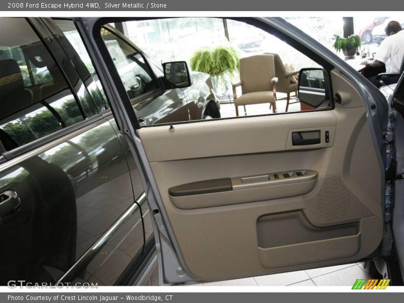 Silver Metallic / Stone 2008 Ford Escape Hybrid 4WD