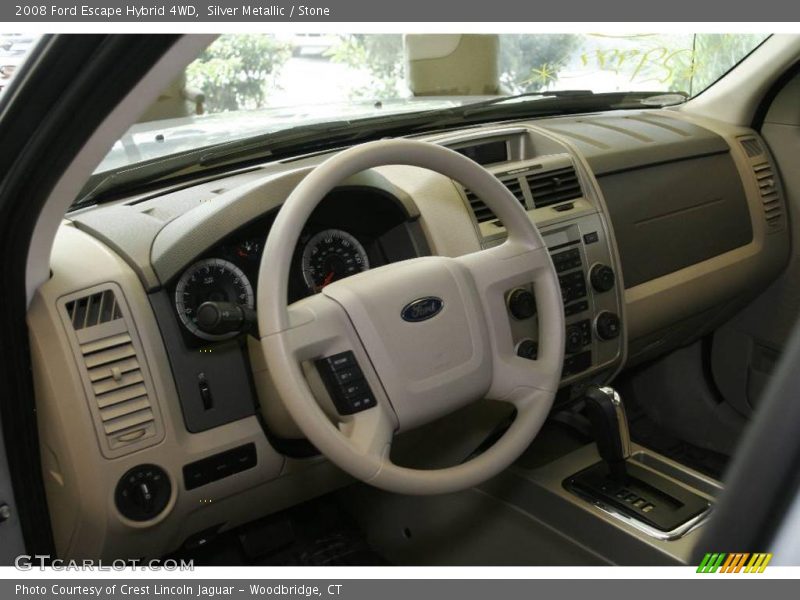 Silver Metallic / Stone 2008 Ford Escape Hybrid 4WD