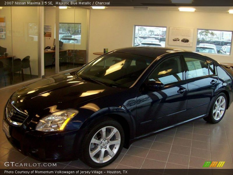 Majestic Blue Metallic / Charcoal 2007 Nissan Maxima 3.5 SE