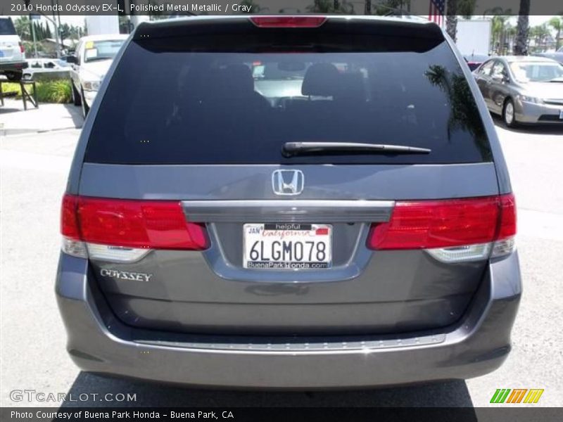 Polished Metal Metallic / Gray 2010 Honda Odyssey EX-L