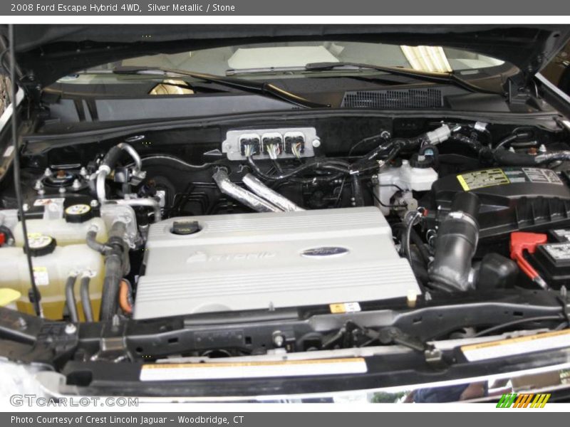 Silver Metallic / Stone 2008 Ford Escape Hybrid 4WD