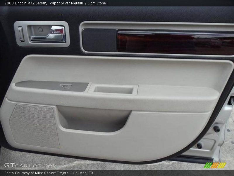 Vapor Silver Metallic / Light Stone 2008 Lincoln MKZ Sedan