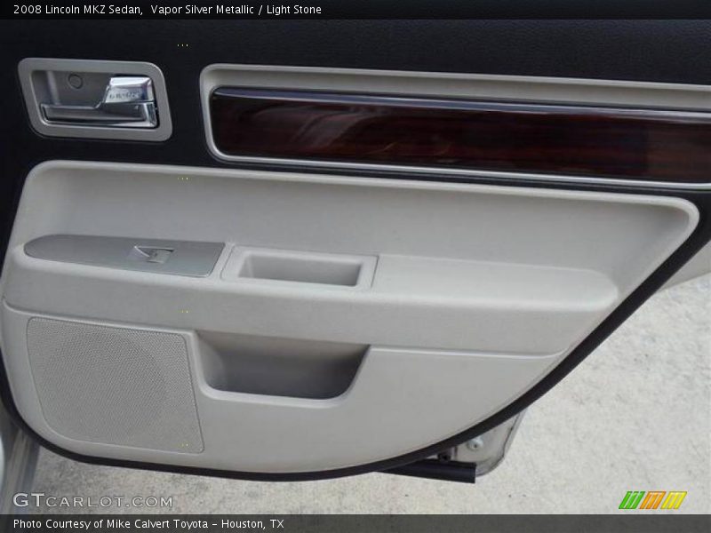 Vapor Silver Metallic / Light Stone 2008 Lincoln MKZ Sedan