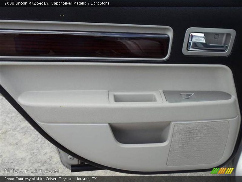 Vapor Silver Metallic / Light Stone 2008 Lincoln MKZ Sedan
