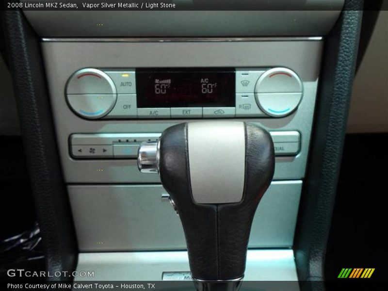 Vapor Silver Metallic / Light Stone 2008 Lincoln MKZ Sedan