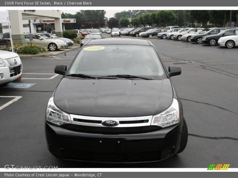 Black / Charcoal Black 2008 Ford Focus SE Sedan