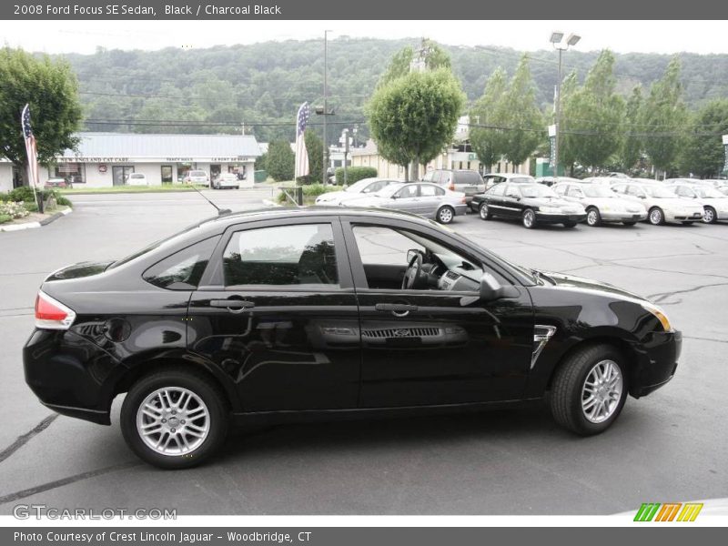 Black / Charcoal Black 2008 Ford Focus SE Sedan