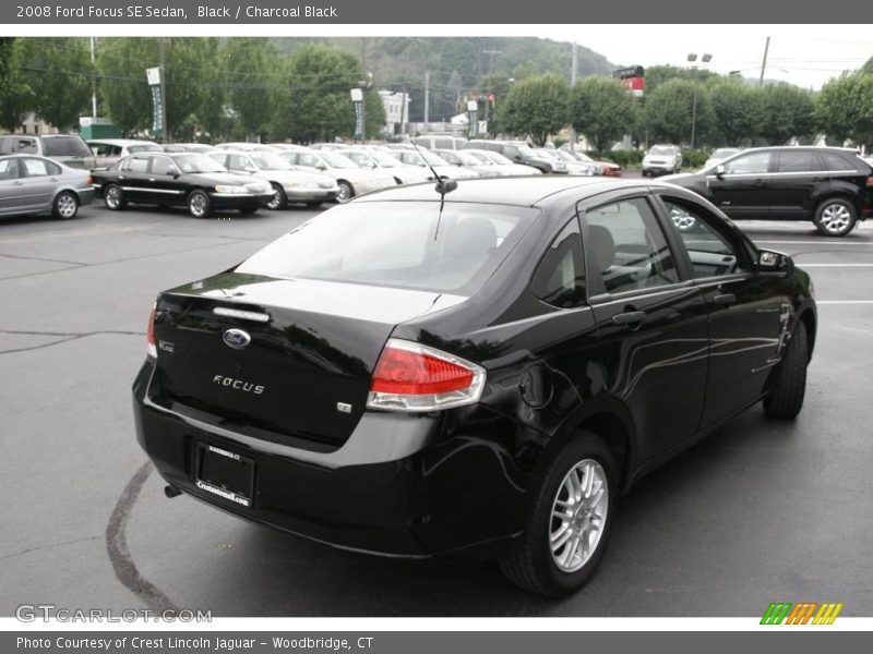 Black / Charcoal Black 2008 Ford Focus SE Sedan