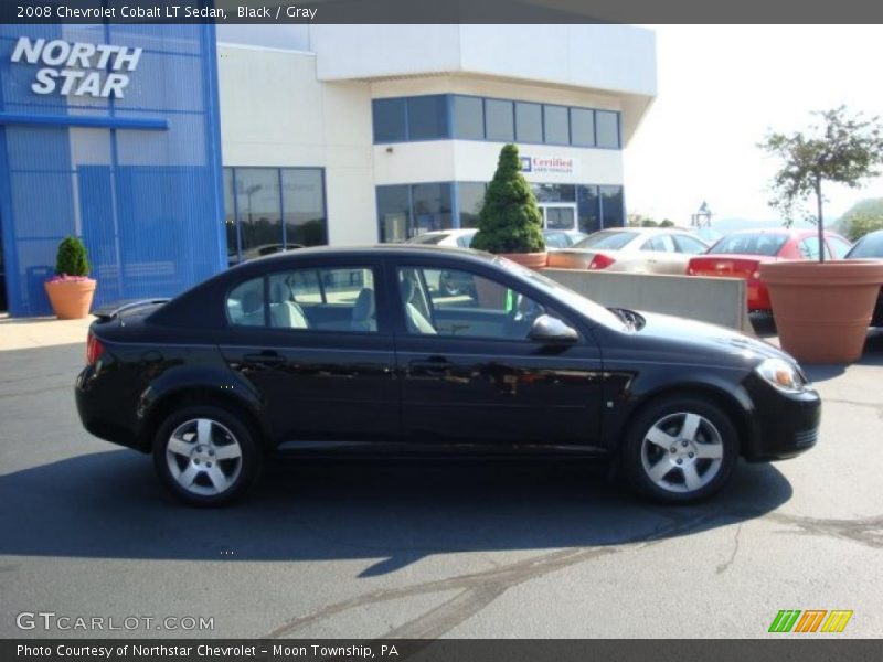 Black / Gray 2008 Chevrolet Cobalt LT Sedan