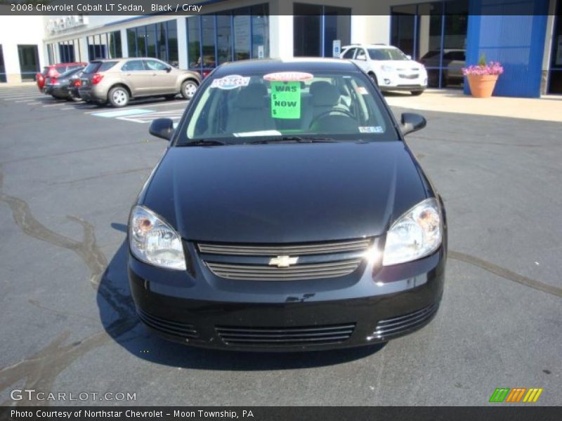 Black / Gray 2008 Chevrolet Cobalt LT Sedan