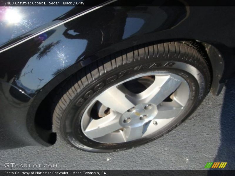 Black / Gray 2008 Chevrolet Cobalt LT Sedan