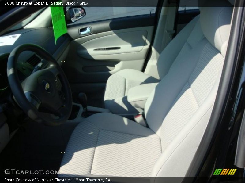 Black / Gray 2008 Chevrolet Cobalt LT Sedan