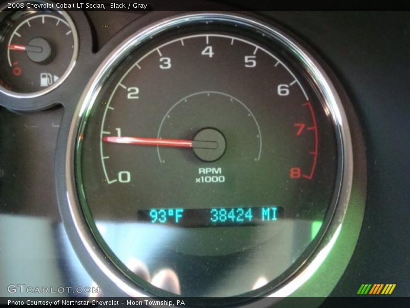 Black / Gray 2008 Chevrolet Cobalt LT Sedan