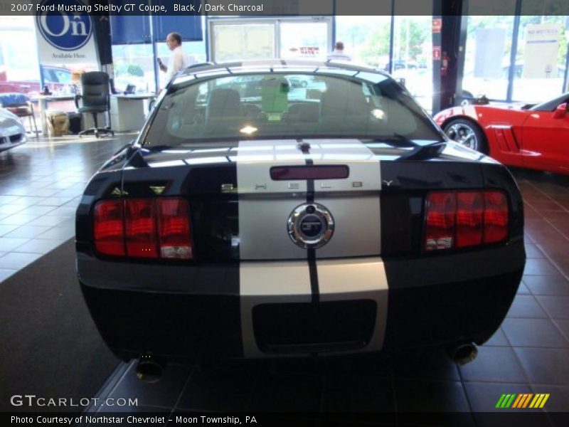Black / Dark Charcoal 2007 Ford Mustang Shelby GT Coupe