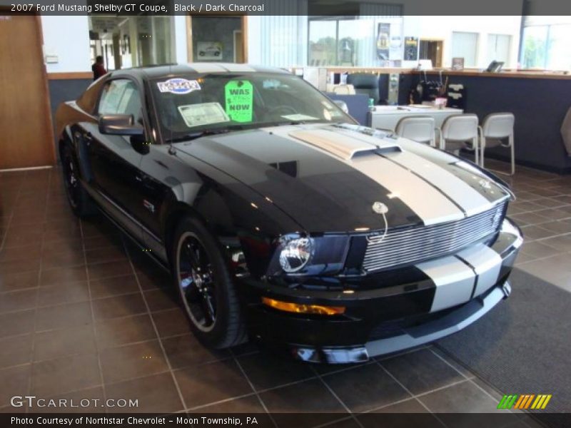 Black / Dark Charcoal 2007 Ford Mustang Shelby GT Coupe