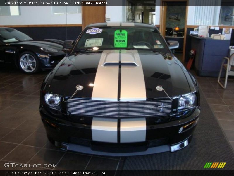 Black / Dark Charcoal 2007 Ford Mustang Shelby GT Coupe