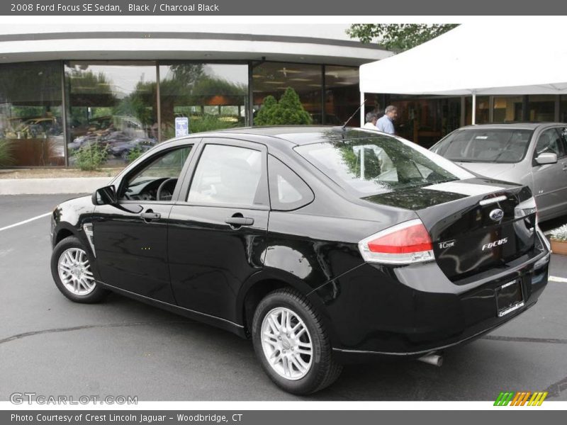 Black / Charcoal Black 2008 Ford Focus SE Sedan