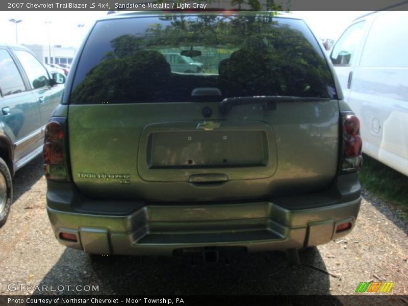Sandstone Metallic / Light Gray 2007 Chevrolet TrailBlazer LS 4x4
