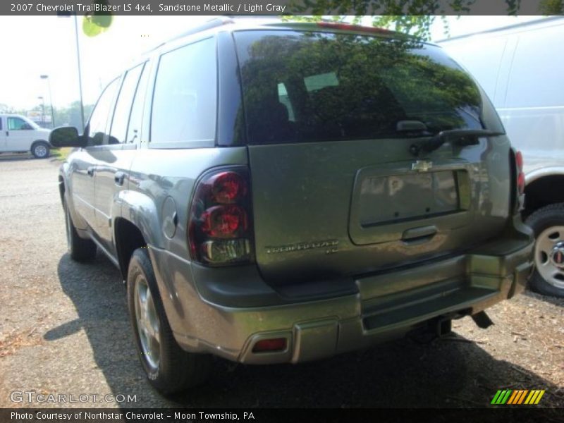 Sandstone Metallic / Light Gray 2007 Chevrolet TrailBlazer LS 4x4