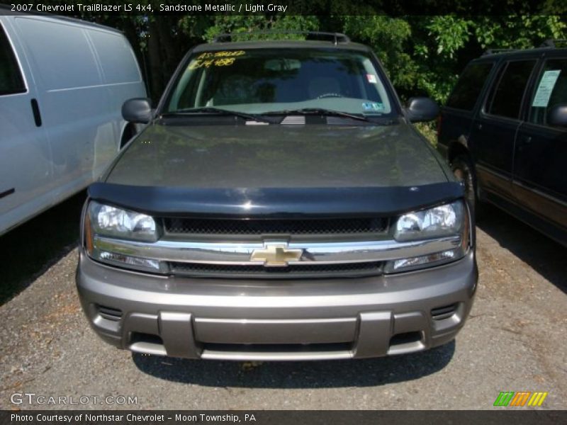 Sandstone Metallic / Light Gray 2007 Chevrolet TrailBlazer LS 4x4