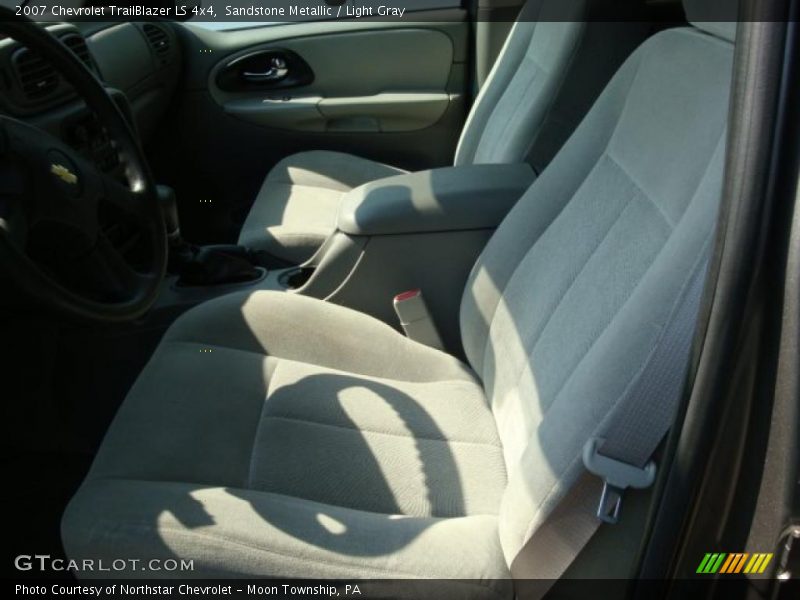 Sandstone Metallic / Light Gray 2007 Chevrolet TrailBlazer LS 4x4