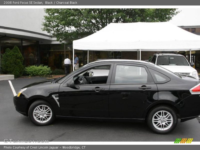 Black / Charcoal Black 2008 Ford Focus SE Sedan