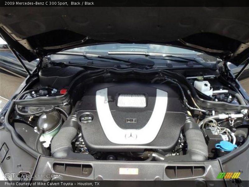 Black / Black 2009 Mercedes-Benz C 300 Sport