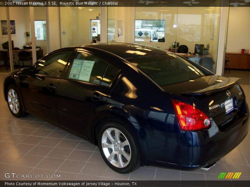 Majestic Blue Metallic / Charcoal 2007 Nissan Maxima 3.5 SE