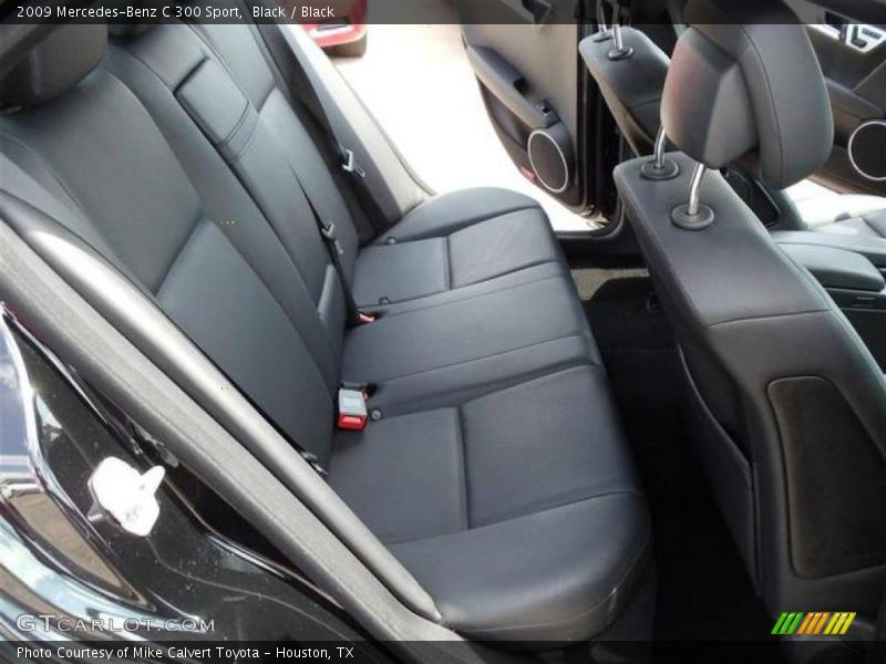 Black / Black 2009 Mercedes-Benz C 300 Sport