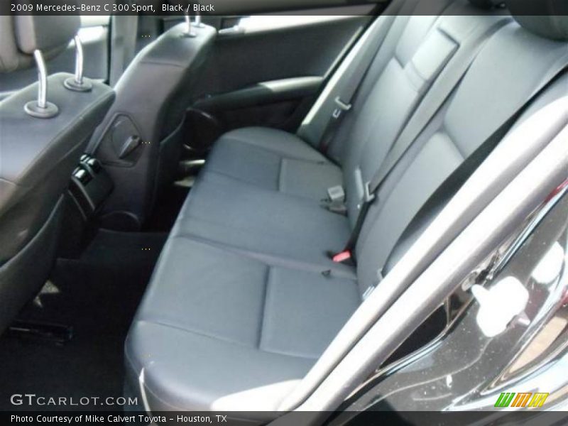 Black / Black 2009 Mercedes-Benz C 300 Sport