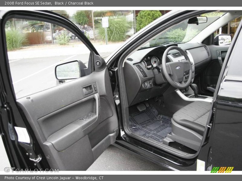 Black / Charcoal Black 2008 Ford Focus SE Sedan