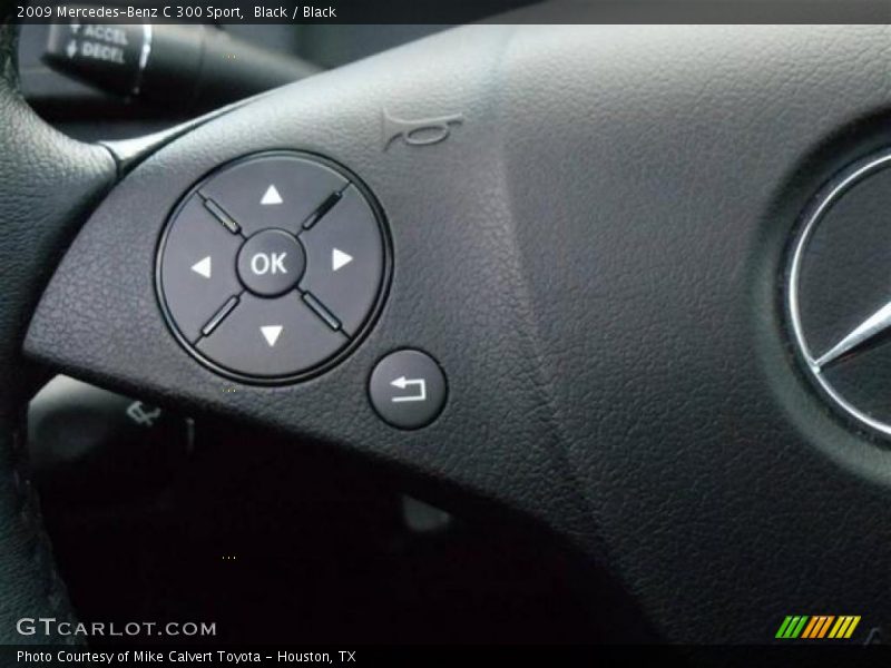 Black / Black 2009 Mercedes-Benz C 300 Sport