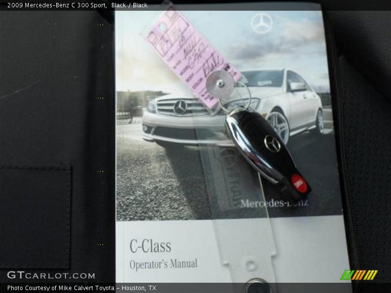 Black / Black 2009 Mercedes-Benz C 300 Sport