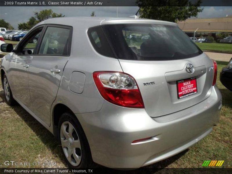 Classic Silver Metallic / Ash Gray 2009 Toyota Matrix 1.8