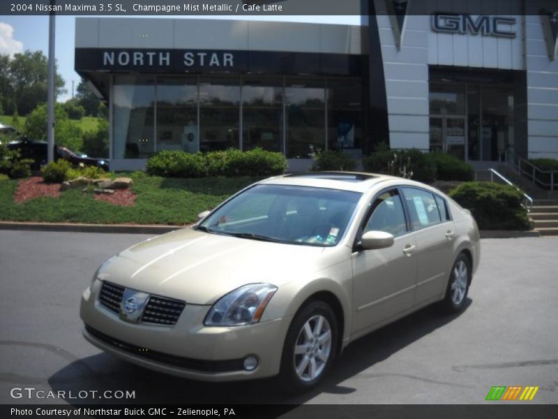 Champagne Mist Metallic / Cafe Latte 2004 Nissan Maxima 3.5 SL