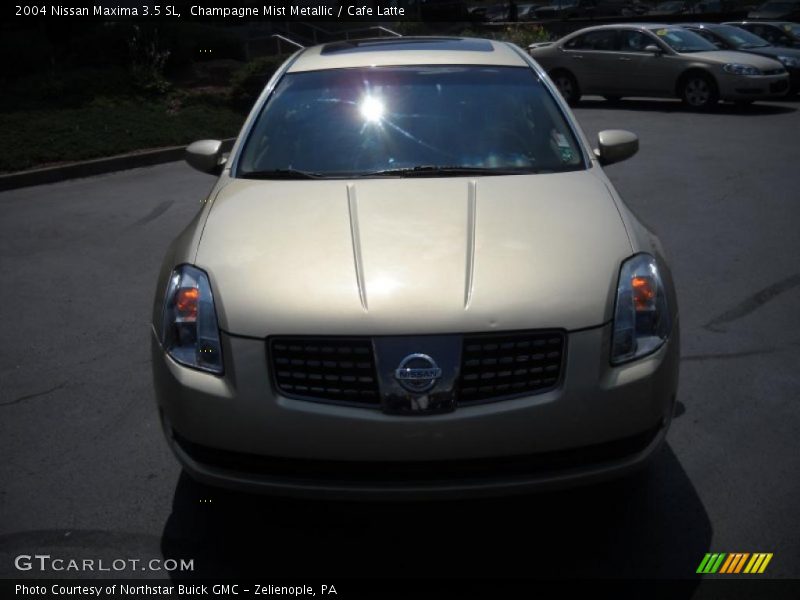 Champagne Mist Metallic / Cafe Latte 2004 Nissan Maxima 3.5 SL