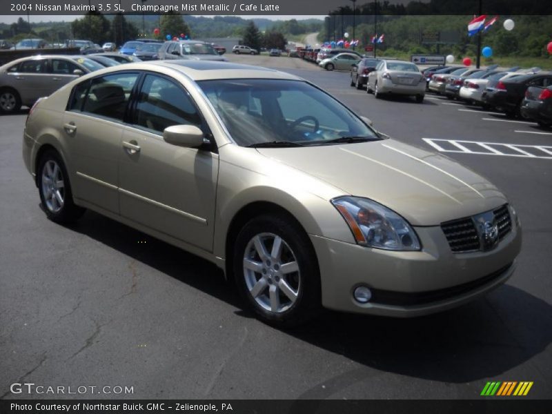 Champagne Mist Metallic / Cafe Latte 2004 Nissan Maxima 3.5 SL