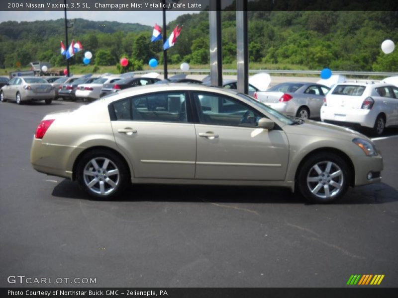 Champagne Mist Metallic / Cafe Latte 2004 Nissan Maxima 3.5 SL