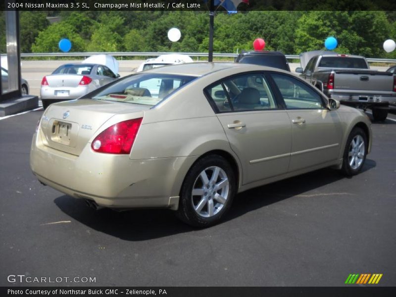 Champagne Mist Metallic / Cafe Latte 2004 Nissan Maxima 3.5 SL
