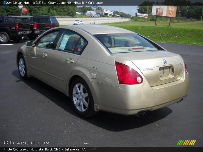Champagne Mist Metallic / Cafe Latte 2004 Nissan Maxima 3.5 SL