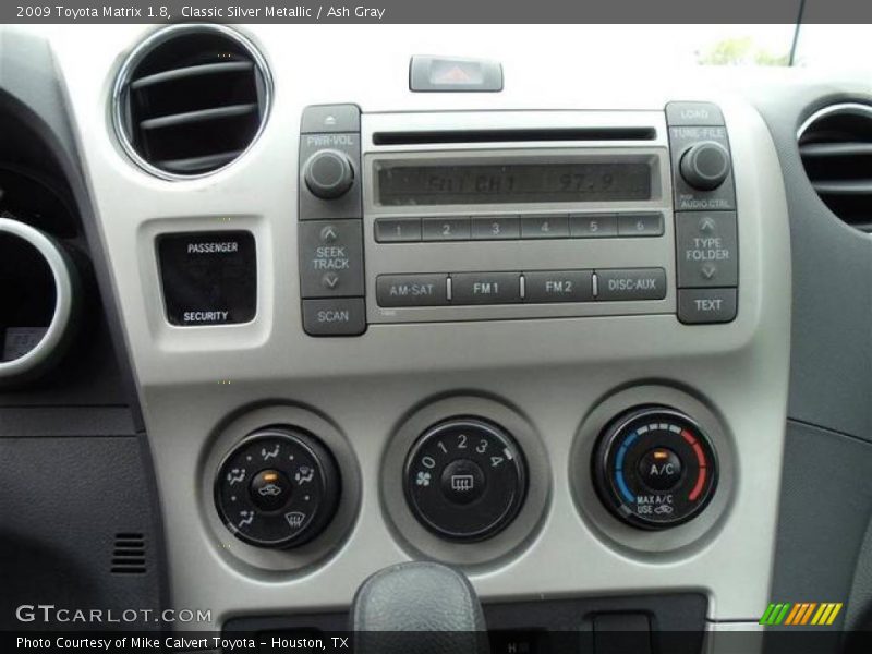 Classic Silver Metallic / Ash Gray 2009 Toyota Matrix 1.8