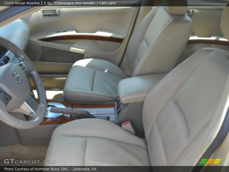 Champagne Mist Metallic / Cafe Latte 2004 Nissan Maxima 3.5 SL