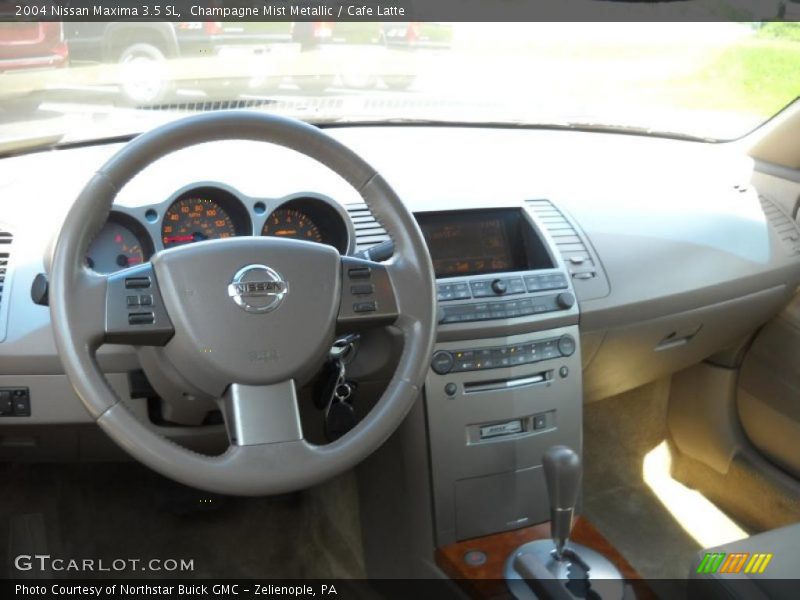 Champagne Mist Metallic / Cafe Latte 2004 Nissan Maxima 3.5 SL