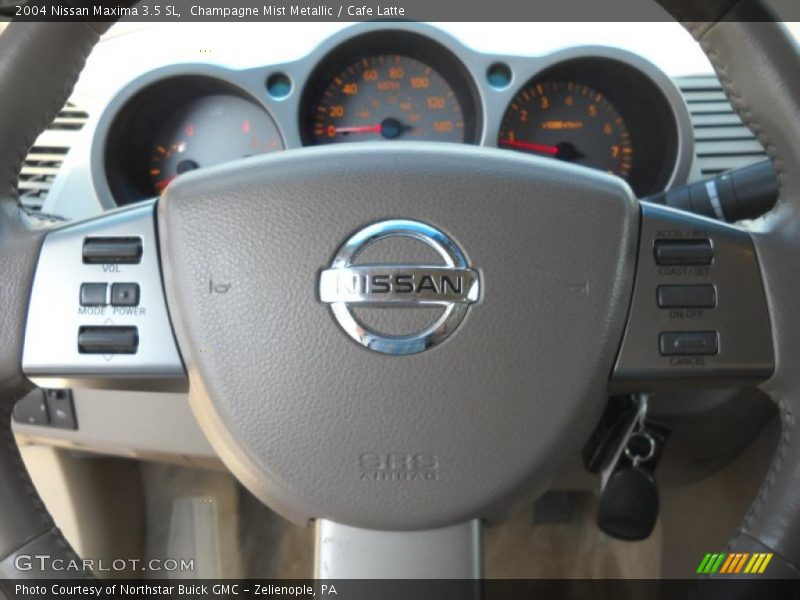 Champagne Mist Metallic / Cafe Latte 2004 Nissan Maxima 3.5 SL