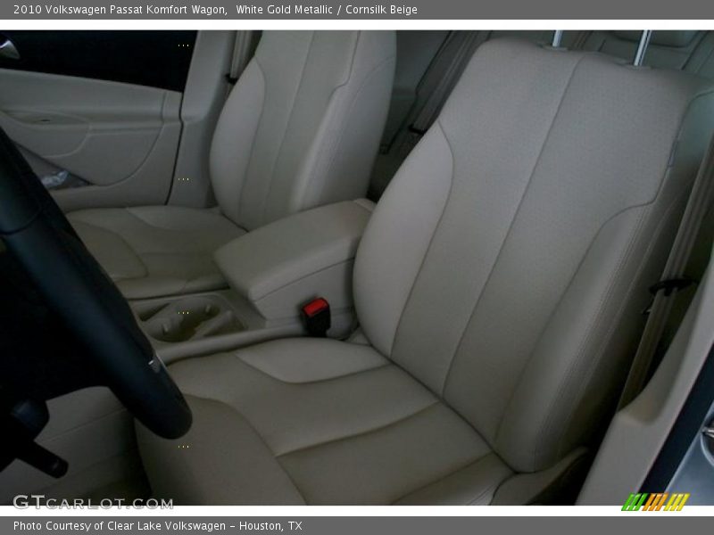White Gold Metallic / Cornsilk Beige 2010 Volkswagen Passat Komfort Wagon