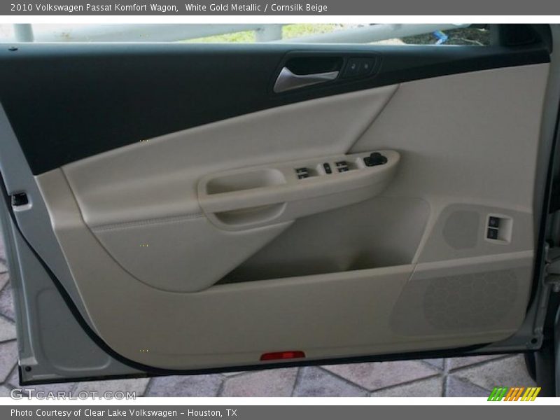 White Gold Metallic / Cornsilk Beige 2010 Volkswagen Passat Komfort Wagon