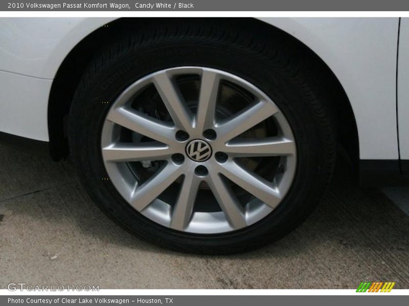 Candy White / Black 2010 Volkswagen Passat Komfort Wagon