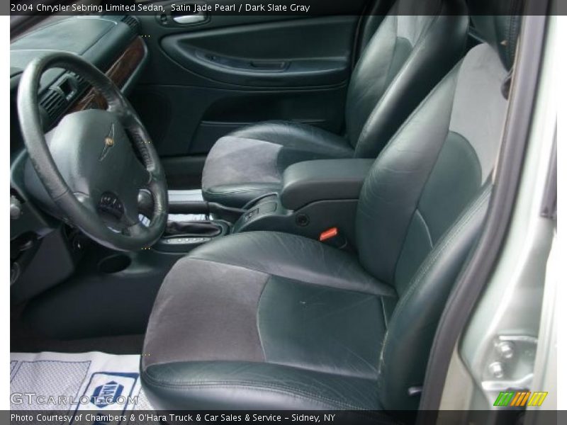 Satin Jade Pearl / Dark Slate Gray 2004 Chrysler Sebring Limited Sedan