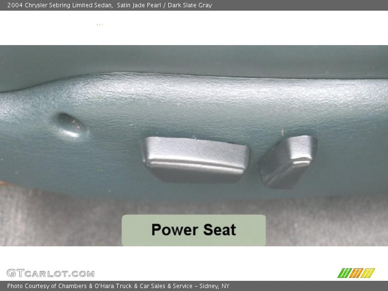 Satin Jade Pearl / Dark Slate Gray 2004 Chrysler Sebring Limited Sedan
