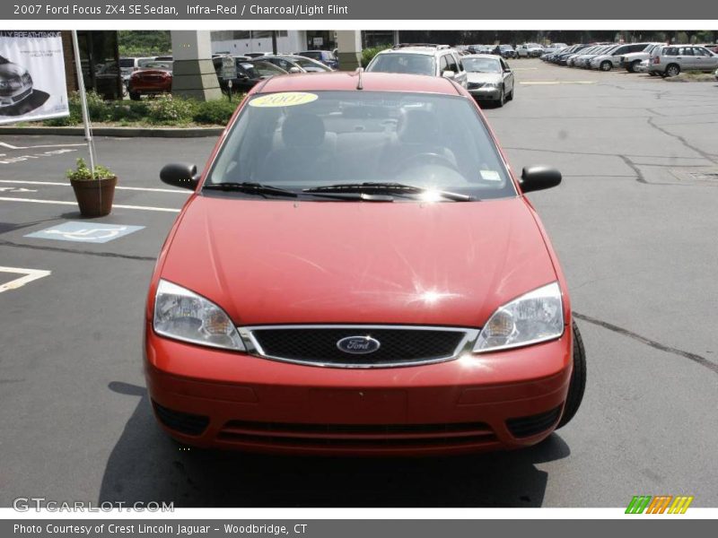 Infra-Red / Charcoal/Light Flint 2007 Ford Focus ZX4 SE Sedan